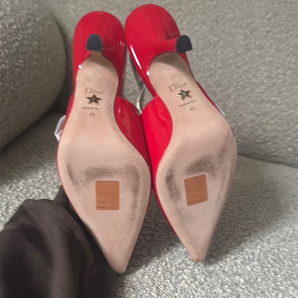 Dior J’adiorRed Slingback Pumps - Picture 3 of 8